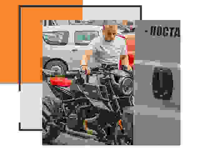 Перевозка мотоцикла по России - Услуги Перевозка-Мцн