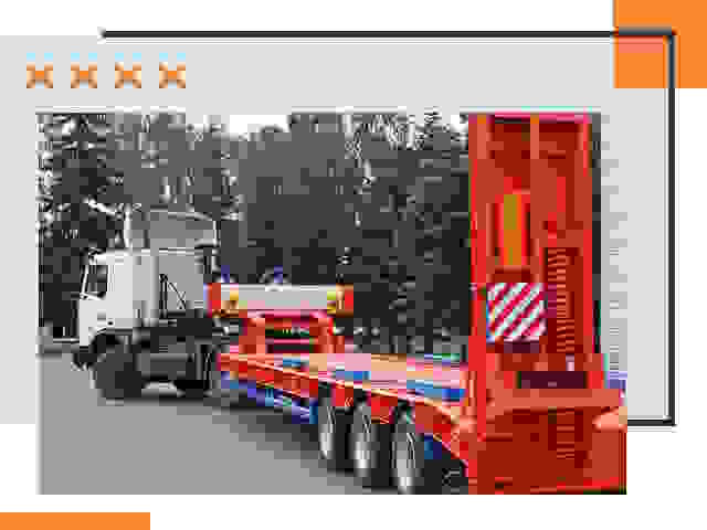 Перевозки на тралах и платформах в Мценске